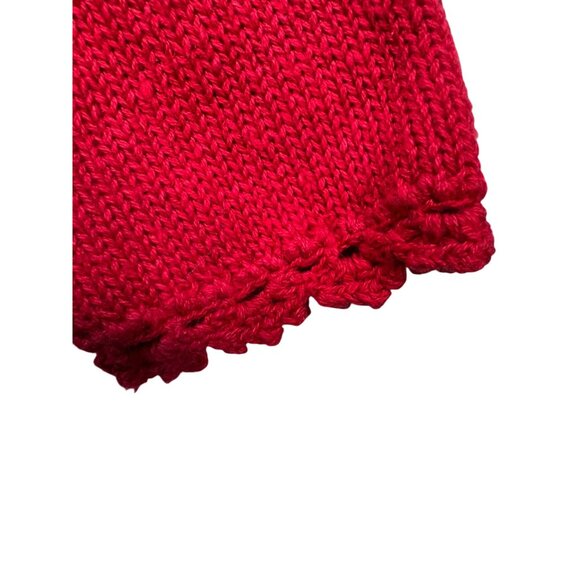 Vintage Kathie Lee Womens Holiday Cardigan Gold Embroidery & Button Accents Larg - Picture 7 of 12